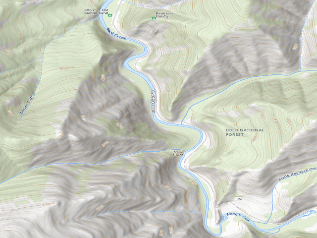 USGS topographic map of Site 8