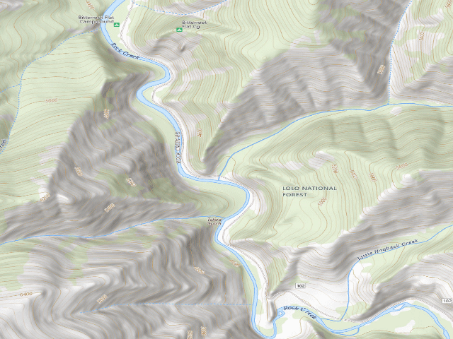 USGS topographic map of Site 9