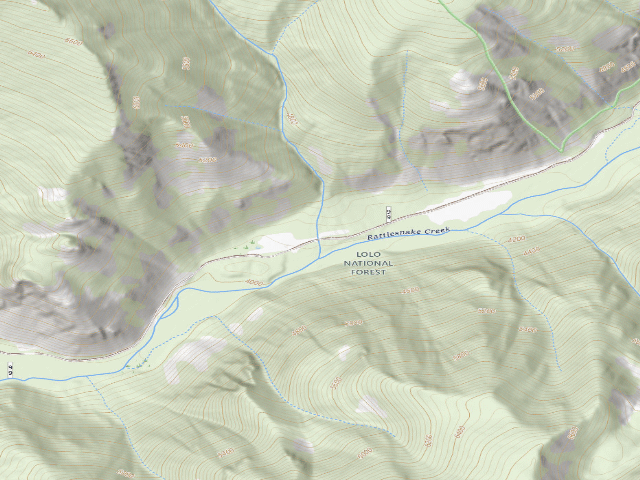 USGS topographic map of Site 99-25