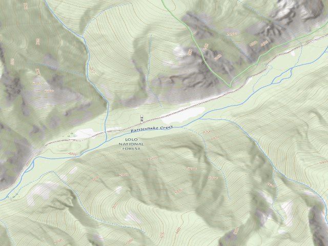 USGS topographic map of Site 99-26