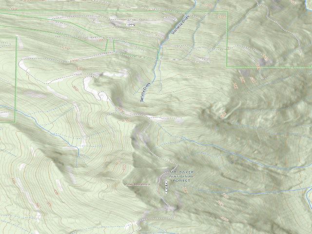 USGS topographic map of Skagit County