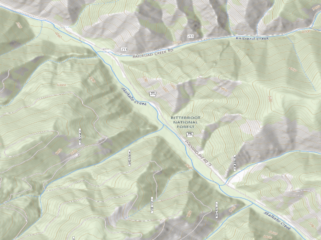 USGS topographic map of Skalk072-005
