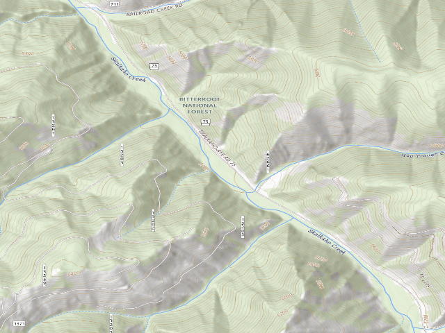 USGS topographic map of Skalk072