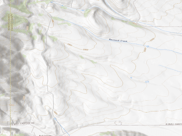 USGS topographic map of Skalkaho-011
