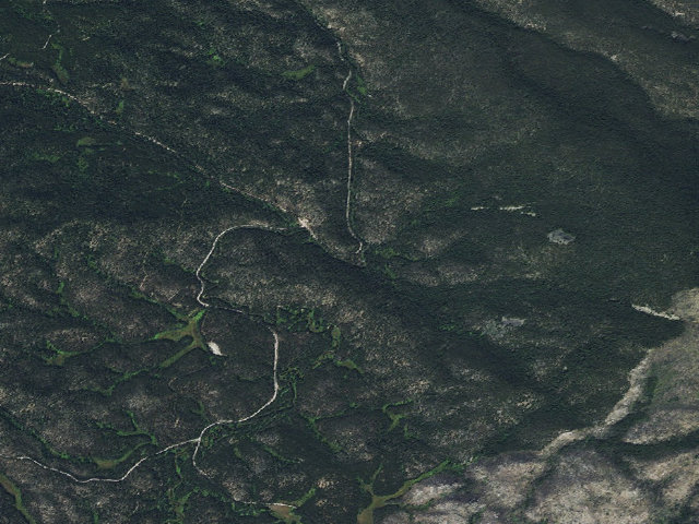 Aerial image of Skalkaho Hwy