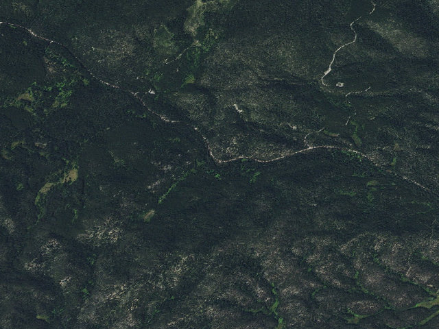 Aerial image of Skalkaho Hwy