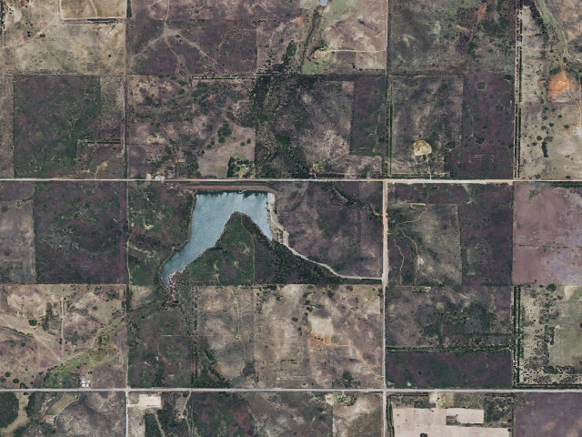 Aerial image of Skipout Campground