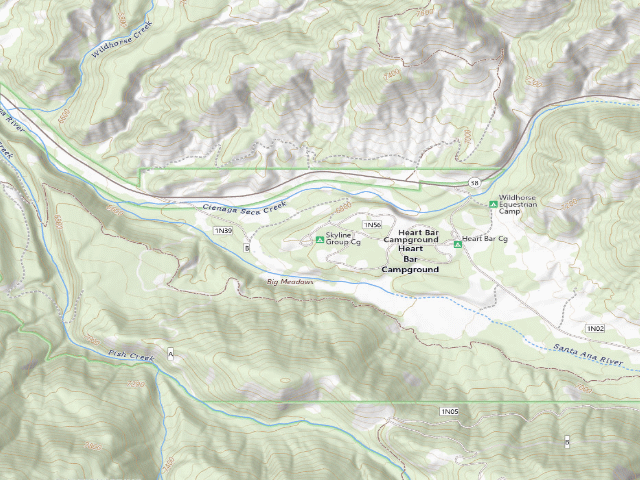 USGS topographic map of Skyline Group Cg
