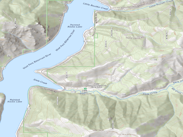 USGS topographic map of Slate Ck-01
