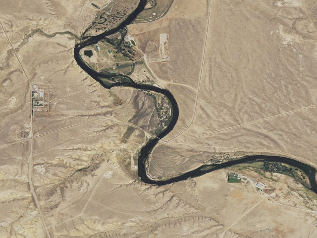 Aerial image of Slate Creek Campground