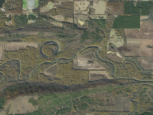 Aerial image of Slaty Camping Area