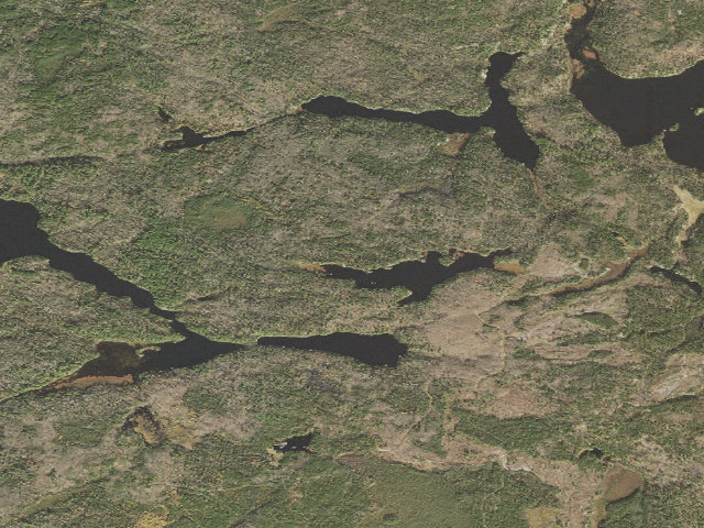 Aerial image of Sletten Lake Site 1
