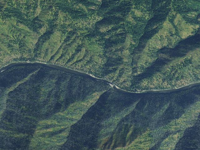 Aerial image of Slide Creek Campground
