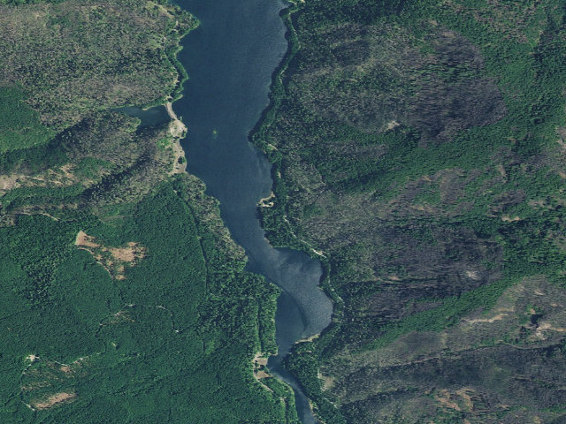 Aerial image of Slide Creek