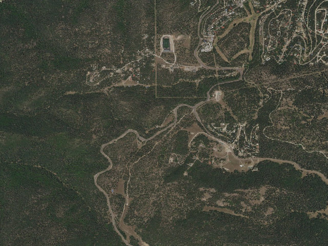 Aerial image of Slide Group Campground