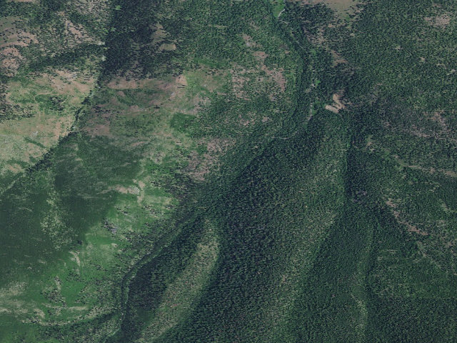 Aerial image of Slide Horse Camp
