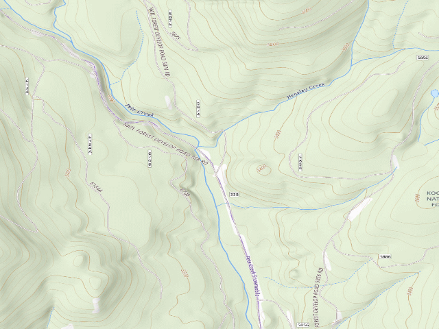 USGS topographic map of Slim / Pete