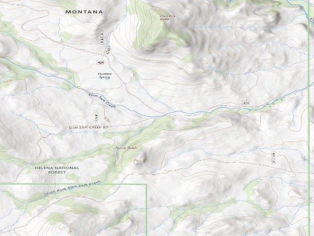 USGS topographic map of Slim Sam Rd 621 004
