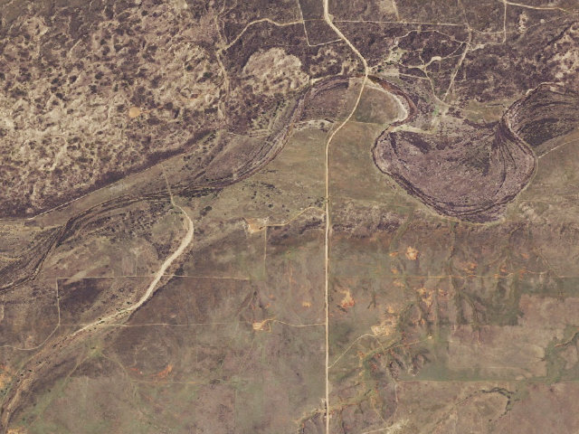 Aerial image of Slough Camp (Beaver River WMA)