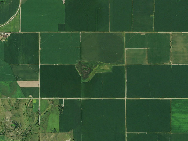 Aerial image of Smartweed Marsh West WMA