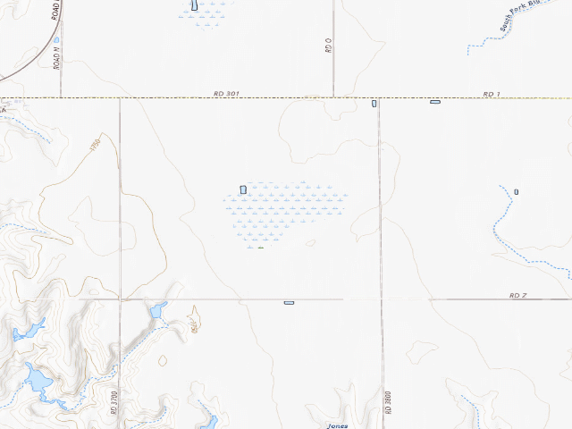 USGS topographic map of Smartweed Marsh West WMA