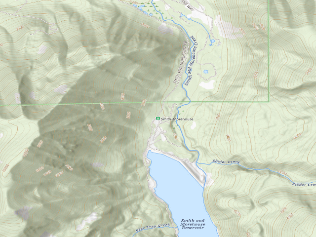 USGS topographic map of Smith-Morehouse