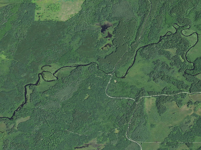 Aerial image of Smith Rapids