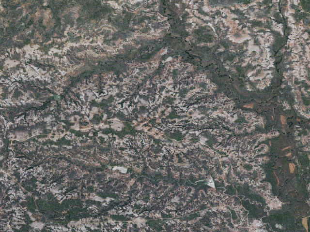 Aerial image of Snake Camp (Sandy Sanders WMA)