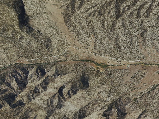 Aerial image of Snake Creek