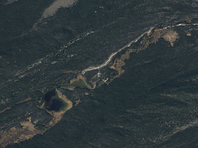 Aerial image of Snoopy