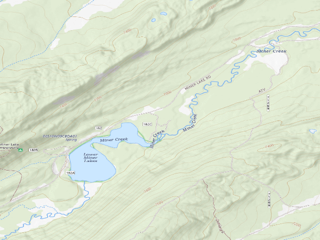 USGS topographic map of Snoopy