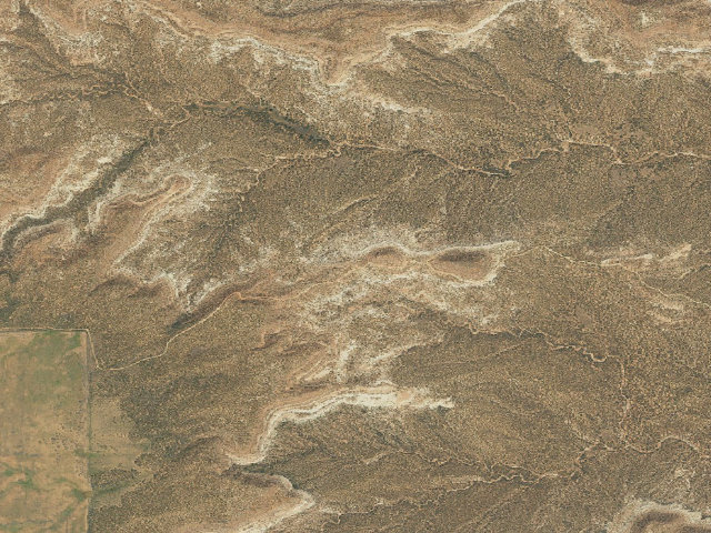 Aerial image of Snow Flat Camp 13 (Utah Trust Land)