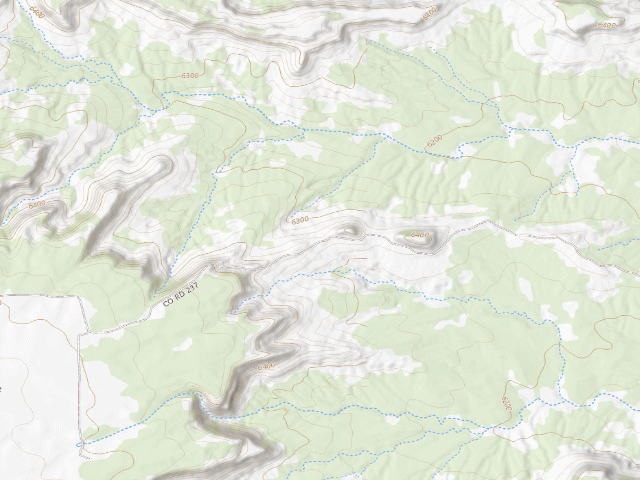 USGS topographic map of Snow Flat Camp 13 (Utah Trust Land)