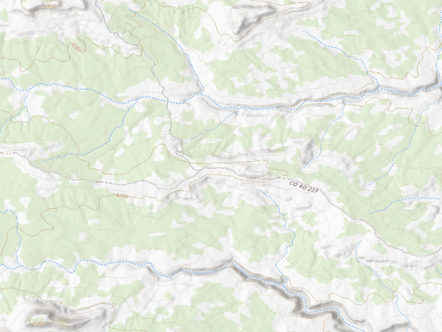 USGS topographic map of Snow Flat Camp 4 (Utah Trust Land)