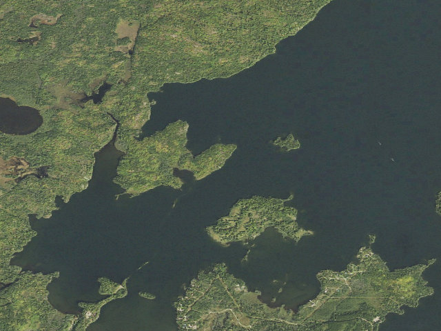 Aerial image of Snowbank Lake Site 8