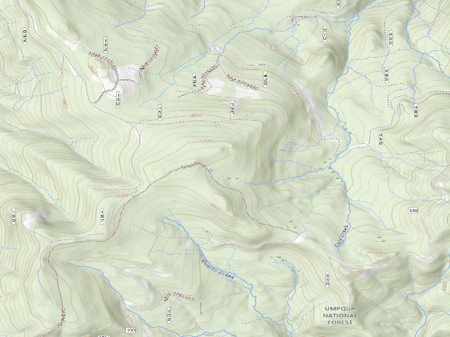 USGS topographic map of Snowbird Shelter