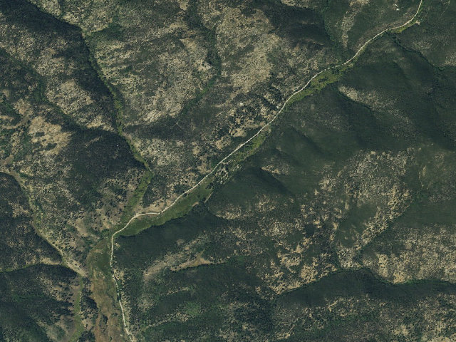 Aerial image of Snowblind Campground
