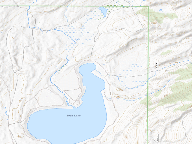 USGS topographic map of Soda Lake WHMA — East Point