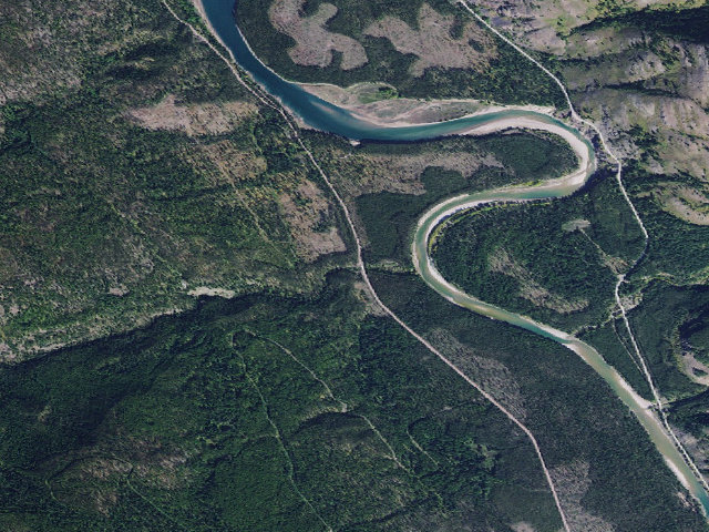 Aerial image of Soldier Creek Trail 268