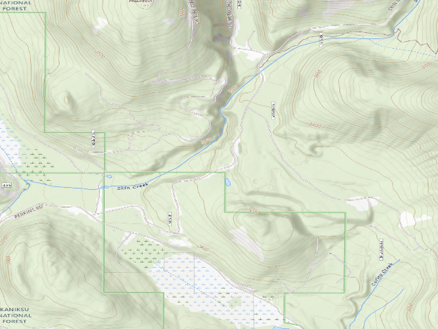USGS topographic map of Solomon Lake 01