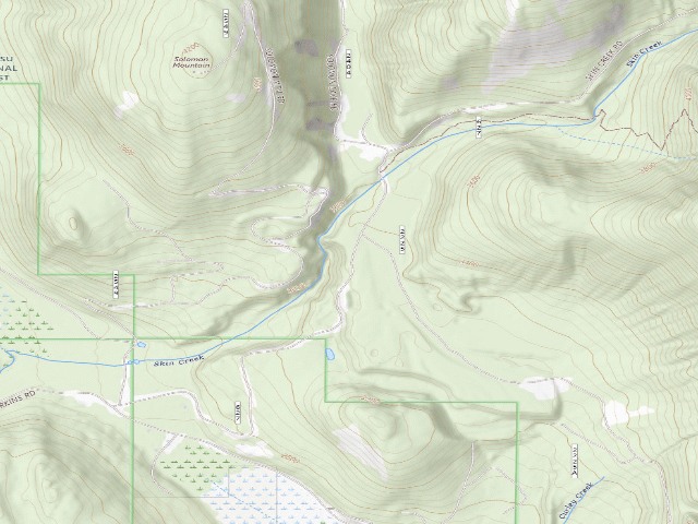USGS topographic map of Solomon Lake 02