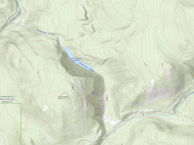 USGS topographic map of Solomon Lake 05