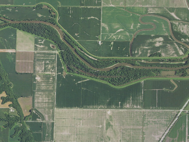 Aerial image of Soulard Access