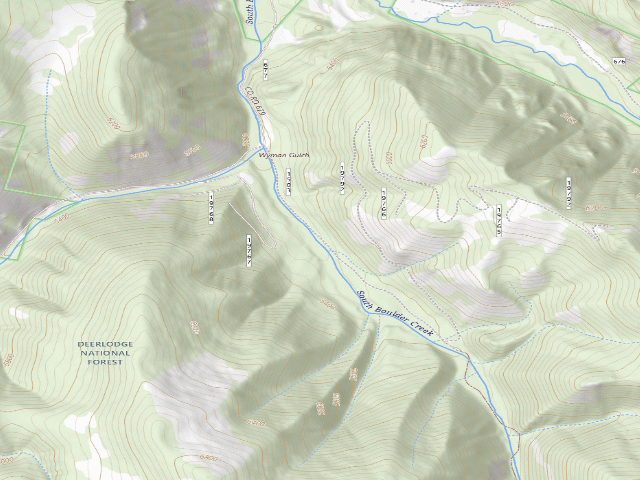 USGS topographic map of South Boulder Creek-003