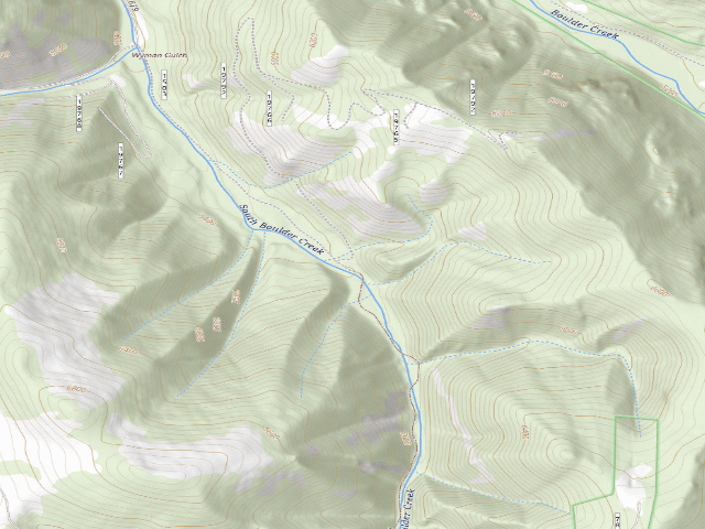 USGS topographic map of South Boulder Creek-004