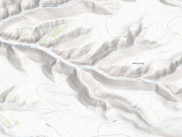 USGS topographic map of South Buckboard Dispersed