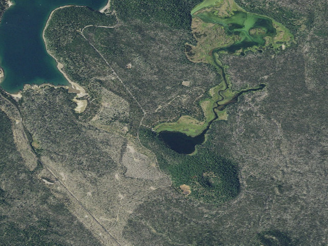 Aerial image of South Campground