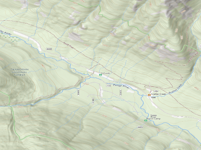 USGS topographic map of South Creek