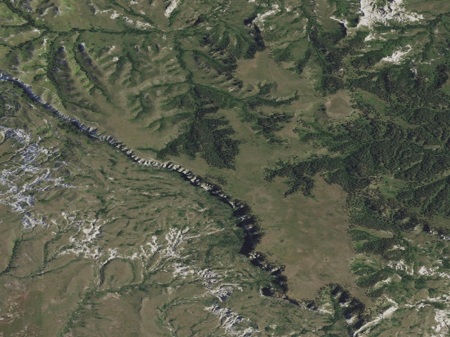 Aerial image of South Divide Rd