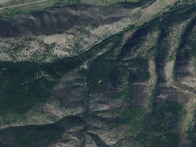 Aerial image of South Fk Lolo Creek Horse T
